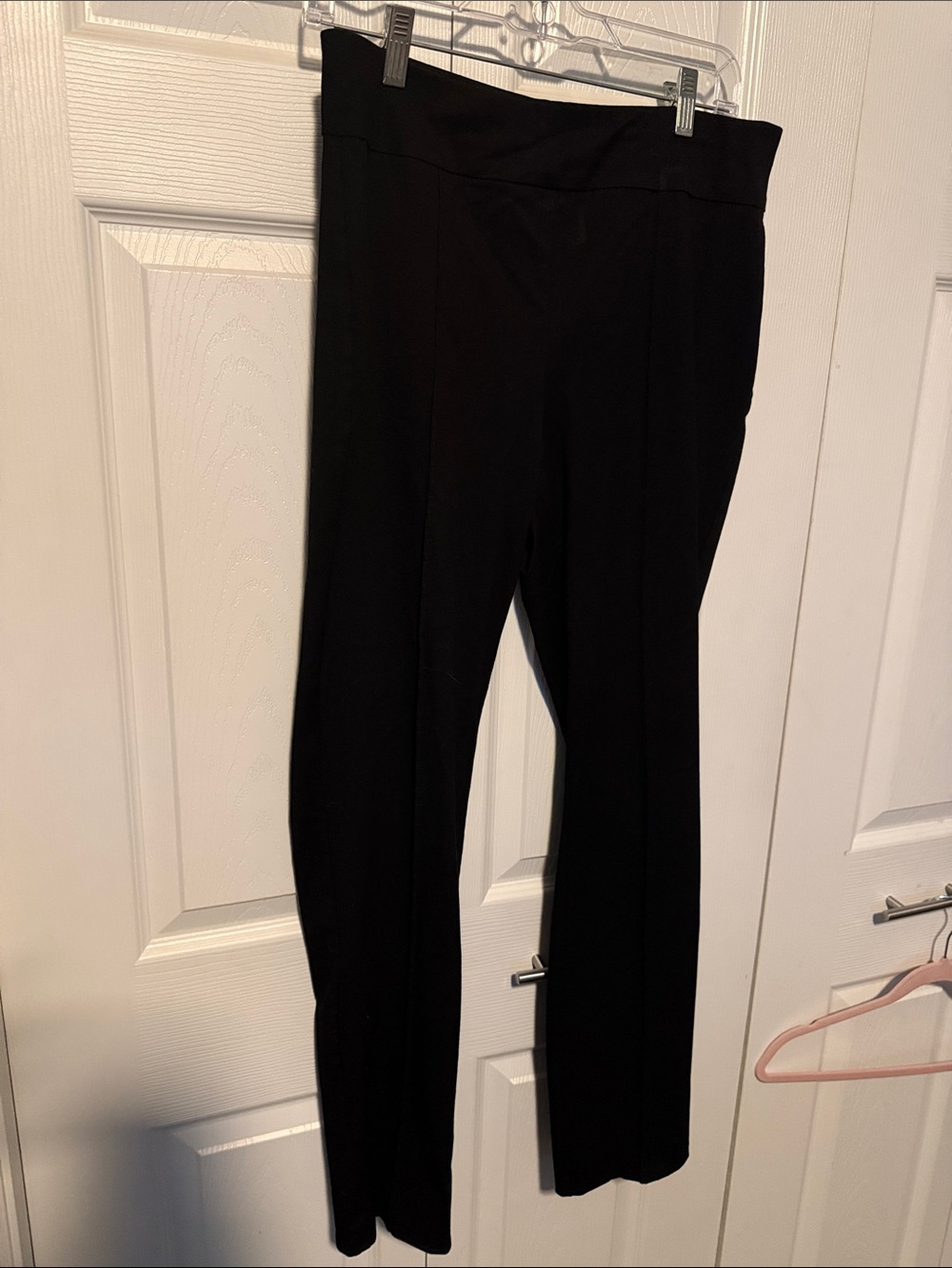 Chico's Black Straight-Leg Ponte Pants